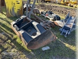 Used Bucket,Used Ditching Bucket,Side of used Gradall in yard